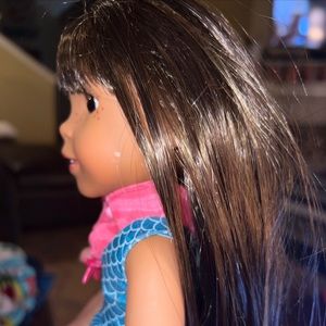 AMERICAN GIRL WELLIE WISHERS "Ashlyn" DOLL Brown Hair & Brown Eyes 14.5”